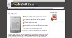 Desktop Screenshot of ebookreaderguide.com